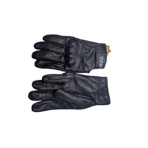 GUANTE PIEL OMC NEGRO