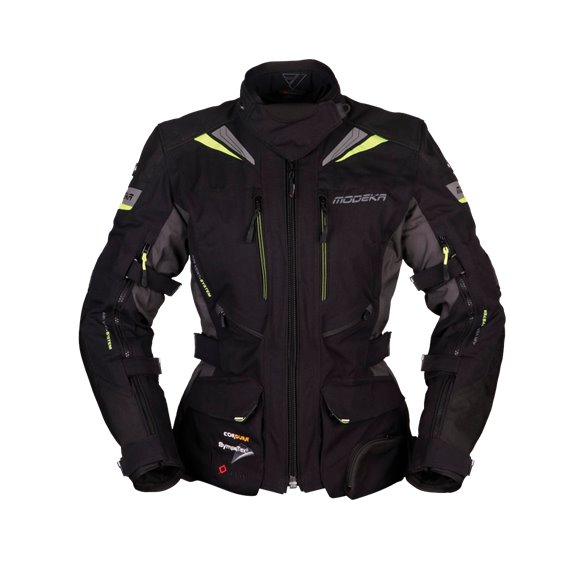 Chaqueta Modeka Panamericana Lady negro/amarillo