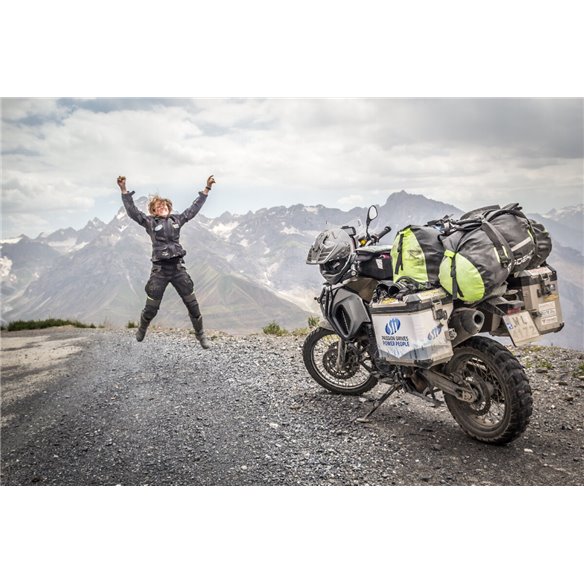 Chaqueta 3 en 1 Modeka Panamericana Lady negro amarillo