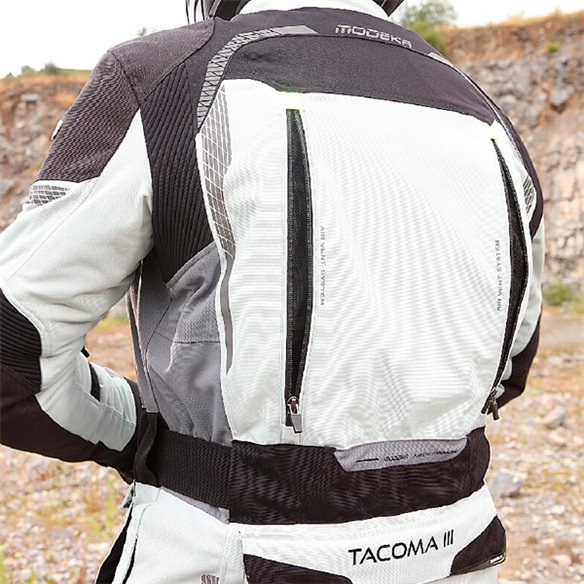 Chaqueta 3 en 1 Modeka Tacoma III gris claro