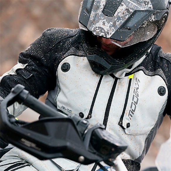 Chaqueta 3 en 1 Modeka Tacoma III gris claro