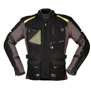 Chaqueta Modeka Talismen negro fluor
