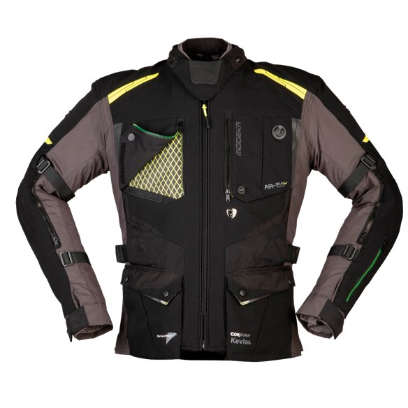 Chaqueta Modeka Talismen negro fluor