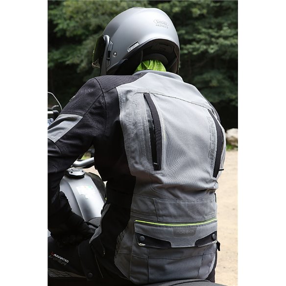 Chaqueta 2 en 1 Modeka Viper LT gris negro