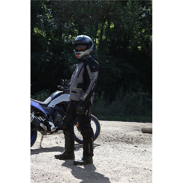 Chaqueta 2 en 1 Modeka Viper LT gris negro