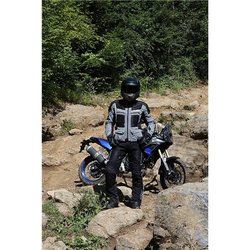 Pantalon 3 en 1 Modeka AFT Air gris negro