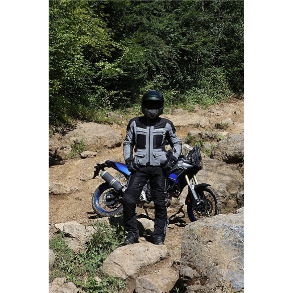 Pantalon 3 en 1 Modeka AFT Air gris negro