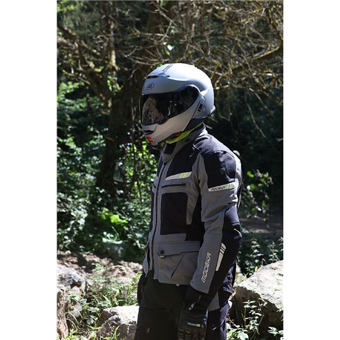 Chaqueta 3 en 1 Modeka AFT Air gris