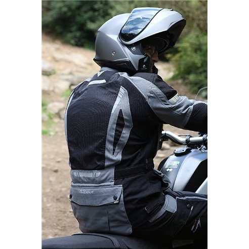 Chaqueta 3 en 1 Modeka AFT Air gris