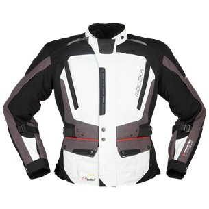 Chaqueta Modeka Viper LT negro gris claro