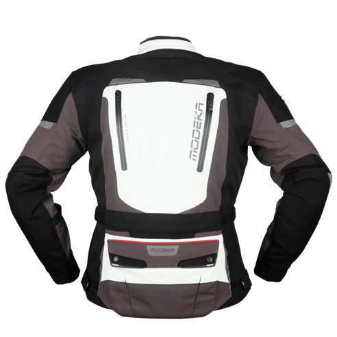 Chaqueta Modeka Viper LT negro gris claro