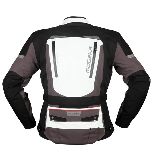 Chaqueta Modeka Viper LT negro gris claro