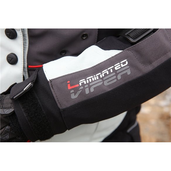 Chaqueta 2 en 1 Modeka Viper LT negro gris claro