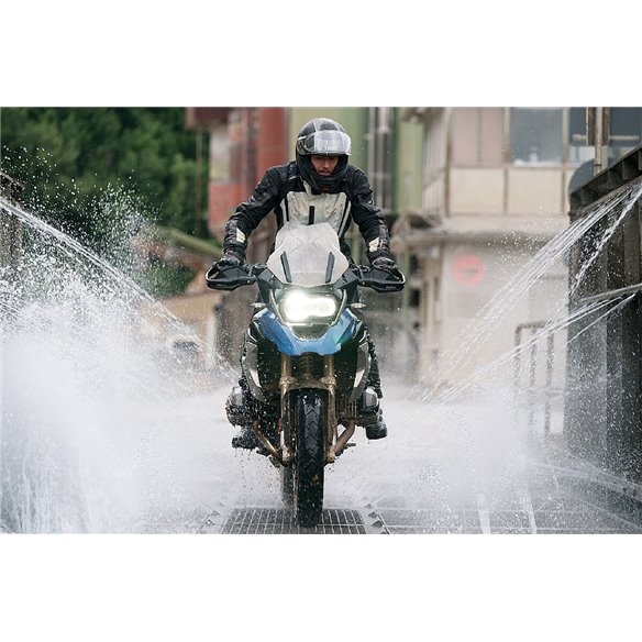 Chaqueta 2 en 1 Modeka Viper LT negro gris claro