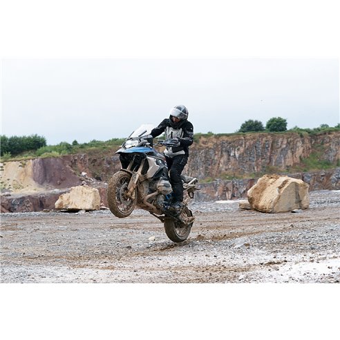 Chaqueta 2 en 1 Modeka Viper LT negro gris claro