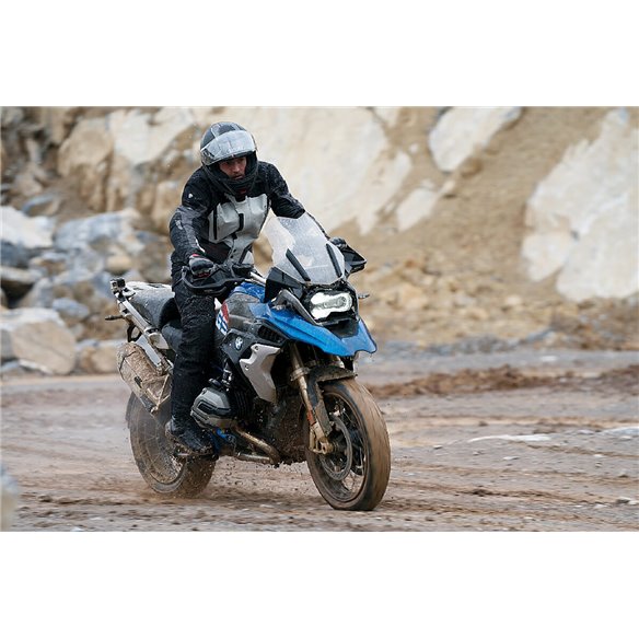 Chaqueta 2 en 1 Modeka Viper LT negro gris claro