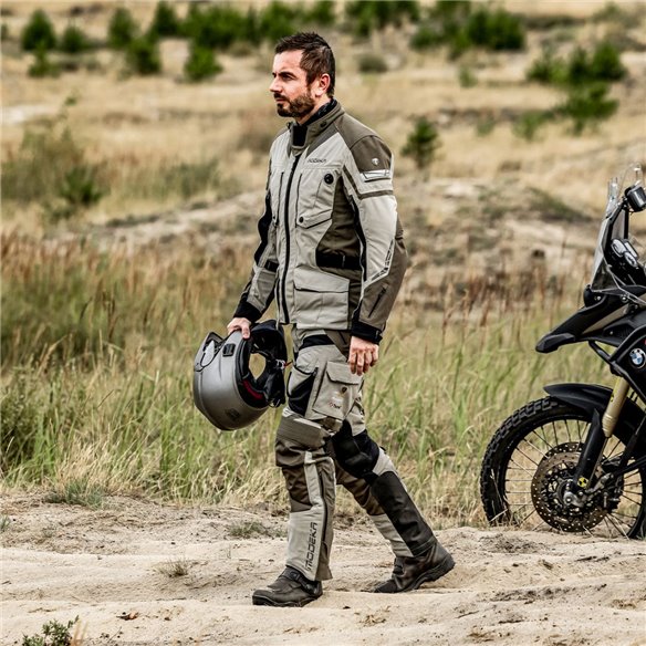 Pantalon 3 en 1 Modeka Panamericana II caqui