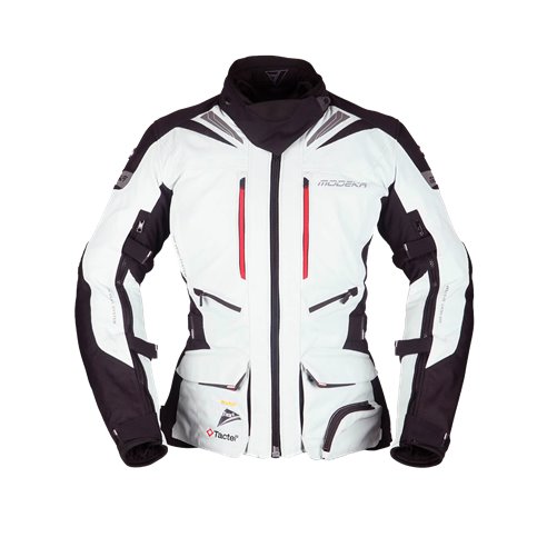 Chaqueta Modeka Panamericana Lady gris claro/negro