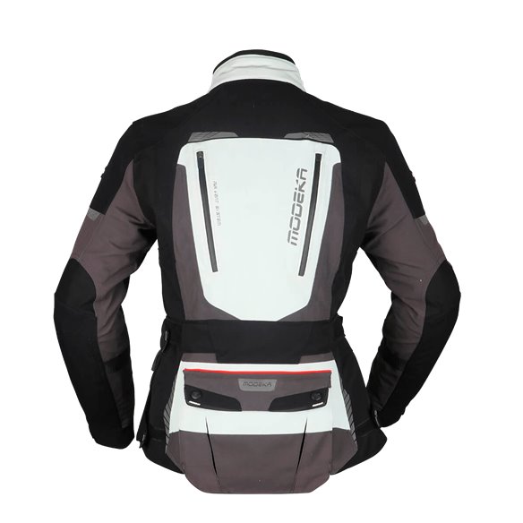 Chaqueta Modeka Viper LT Lady gris claro