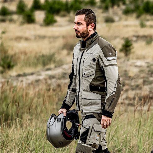 Chaqueta 3 en 1 Modeka Panamericana II caqui