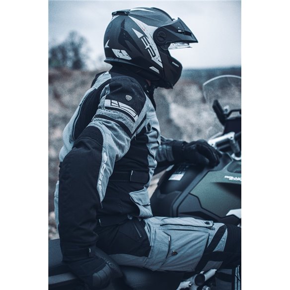 Chaqueta 3 en 1 Modeka Panamericana II gris negro (Nuevo color)