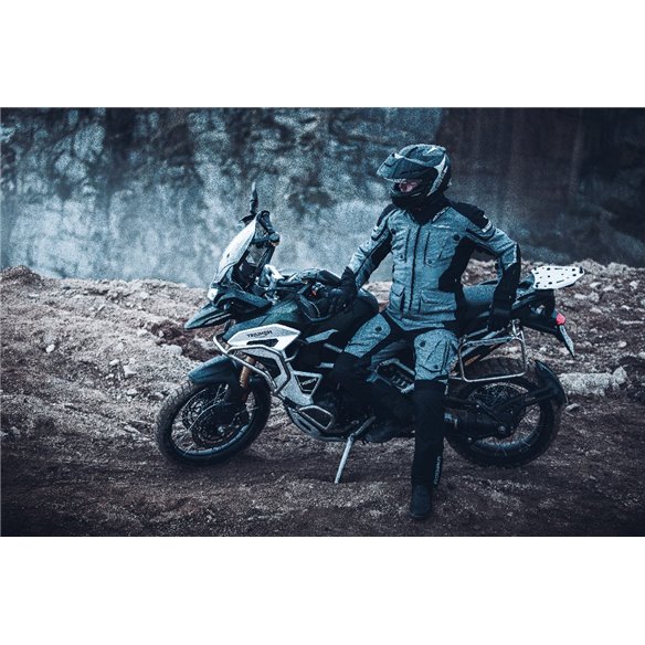 Chaqueta 3 en 1 Modeka Panamericana II gris negro (Nuevo color)