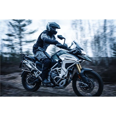 Chaqueta 3 en 1 Modeka Panamericana II gris negro (Nuevo color)