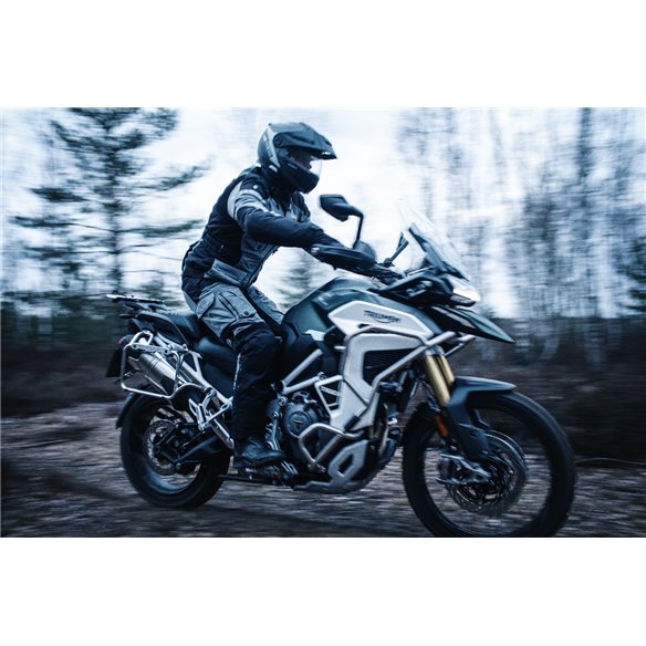 Chaqueta 3 en 1 Modeka Panamericana II gris negro (Nuevo color)