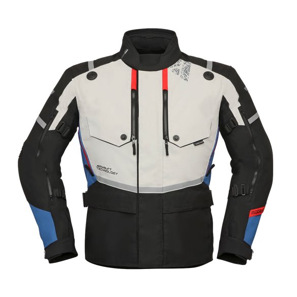 Chaqueta Trohn gris claro azul