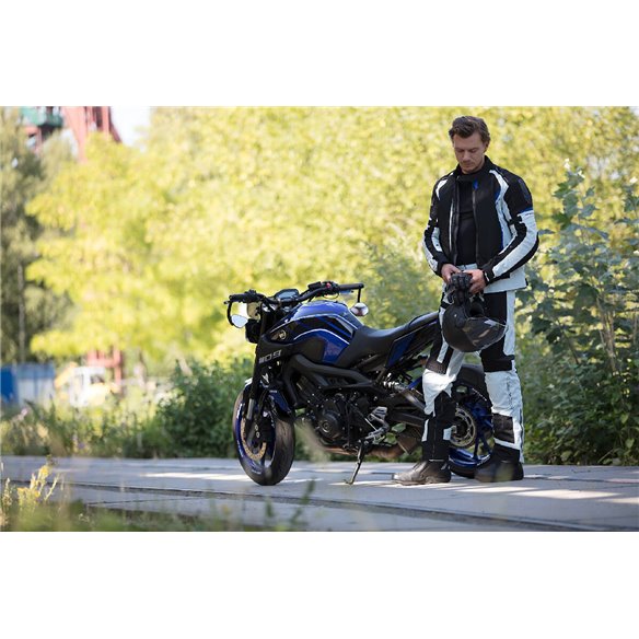 Pantalon Modeka Khao Air negro/gris claro