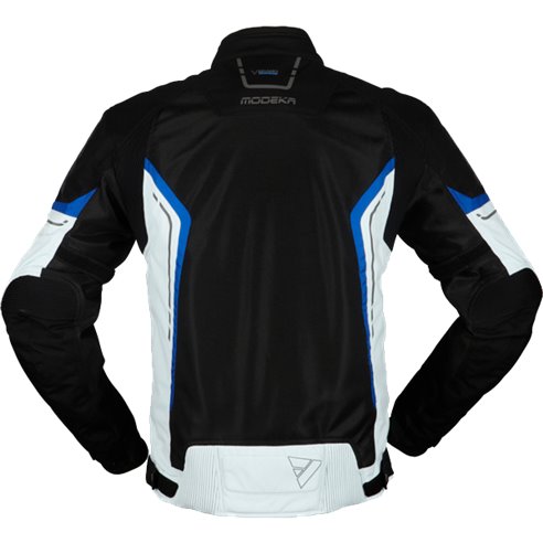 Chaqueta Modeka Khao Air negro/gris claro/azul