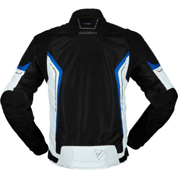 Chaqueta Modeka Khao Air negro/gris claro/azul