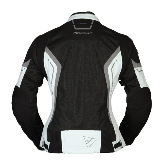 Chaqueta 2 en 1 Modeka Khao Air Lady negro/gris claro