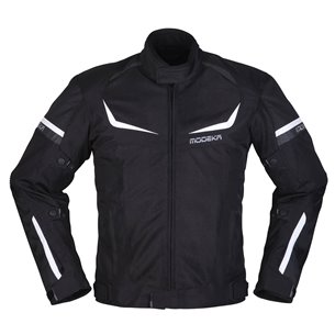 Chaqueta Modeka Yannik Air negro/blanco