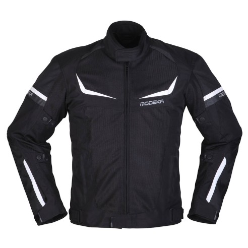 Chaqueta Modeka Yannik Air negro/blanco