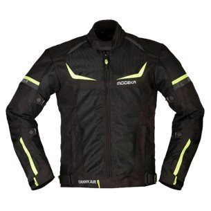 Chaqueta Modeka Yannik Air negro/amarillo