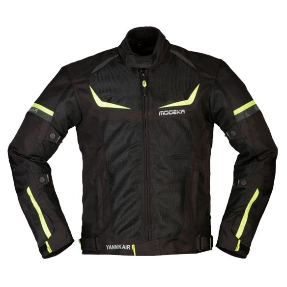 Chaqueta Modeka Yannik Air negro/amarillo