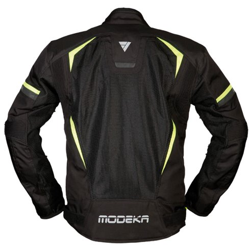 Chaqueta Modeka Yannik Air negro/amarillo