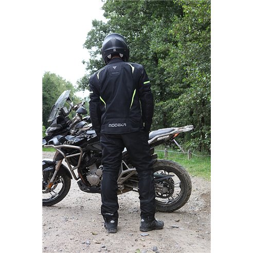 Chaqueta 2 en 1 Modeka Yannik Air negro/amarillo