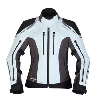 Chaqueta Modeka Takuya Lady gris claro/gris