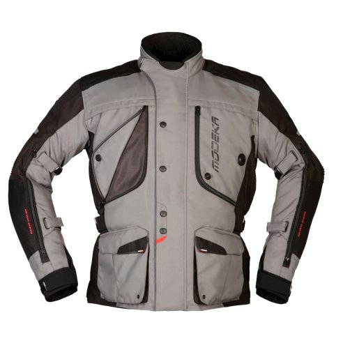 Chaqueta Modeka Aeris negro/gris oscuro