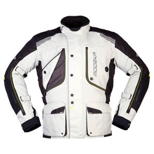 Chaqueta Modeka Aeris gris claro/negro