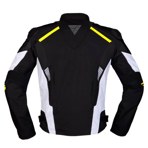 Chaqueta Modeka Lineos negro/amarillo