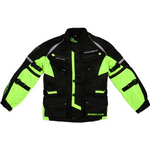 Chaqueta Modeka Tourex II Kids negro/amarillo