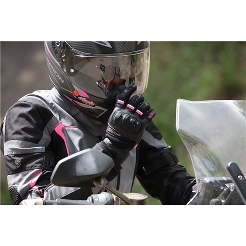 Guante Modeka Air Ride Lady negro rosa