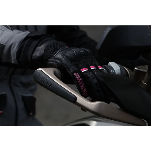 Guante Modeka Air Ride Lady negro rosa