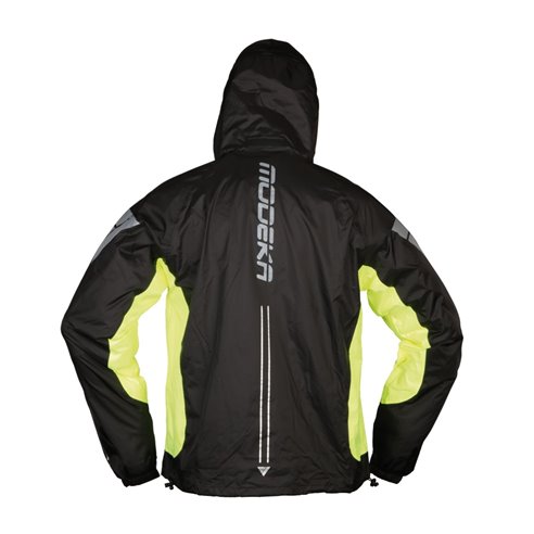 Chaqueta impermeable Modeka AX-Dry II negro/amarillo