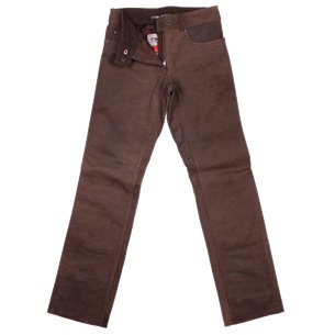 Tejanos de cuero Modeka Stemp marron