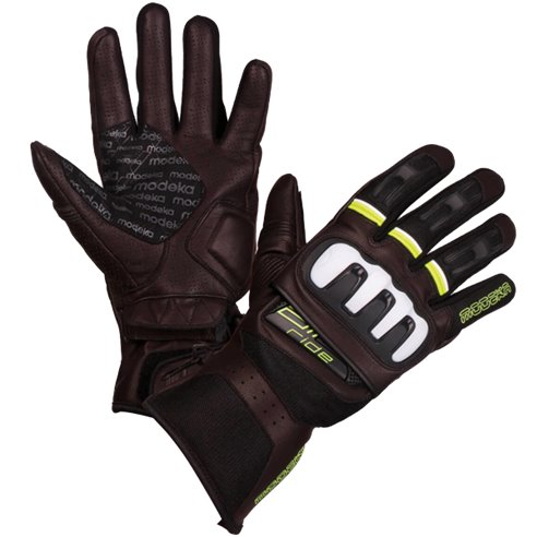 Guante Modeka Air Ride negro/blanco/neon