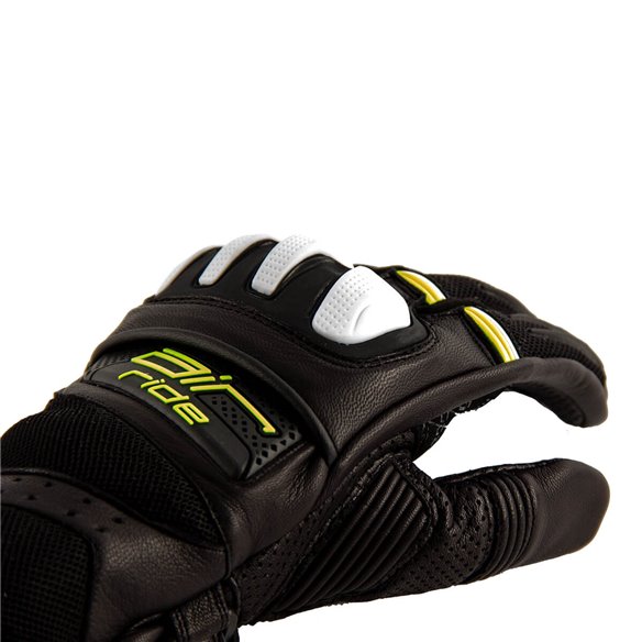 Guante Modeka Air Ride negro blanco neon